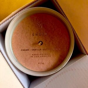 Simone LeBlanc Ember Candle (Cedar, Vanilla Smoke, Birch)